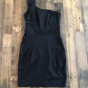 French Connection Black One Shoulder Dress French Connection Black One Shoulder Dress