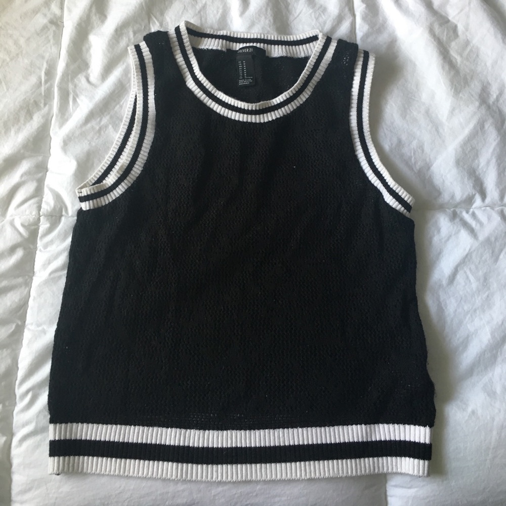 Knit crop top