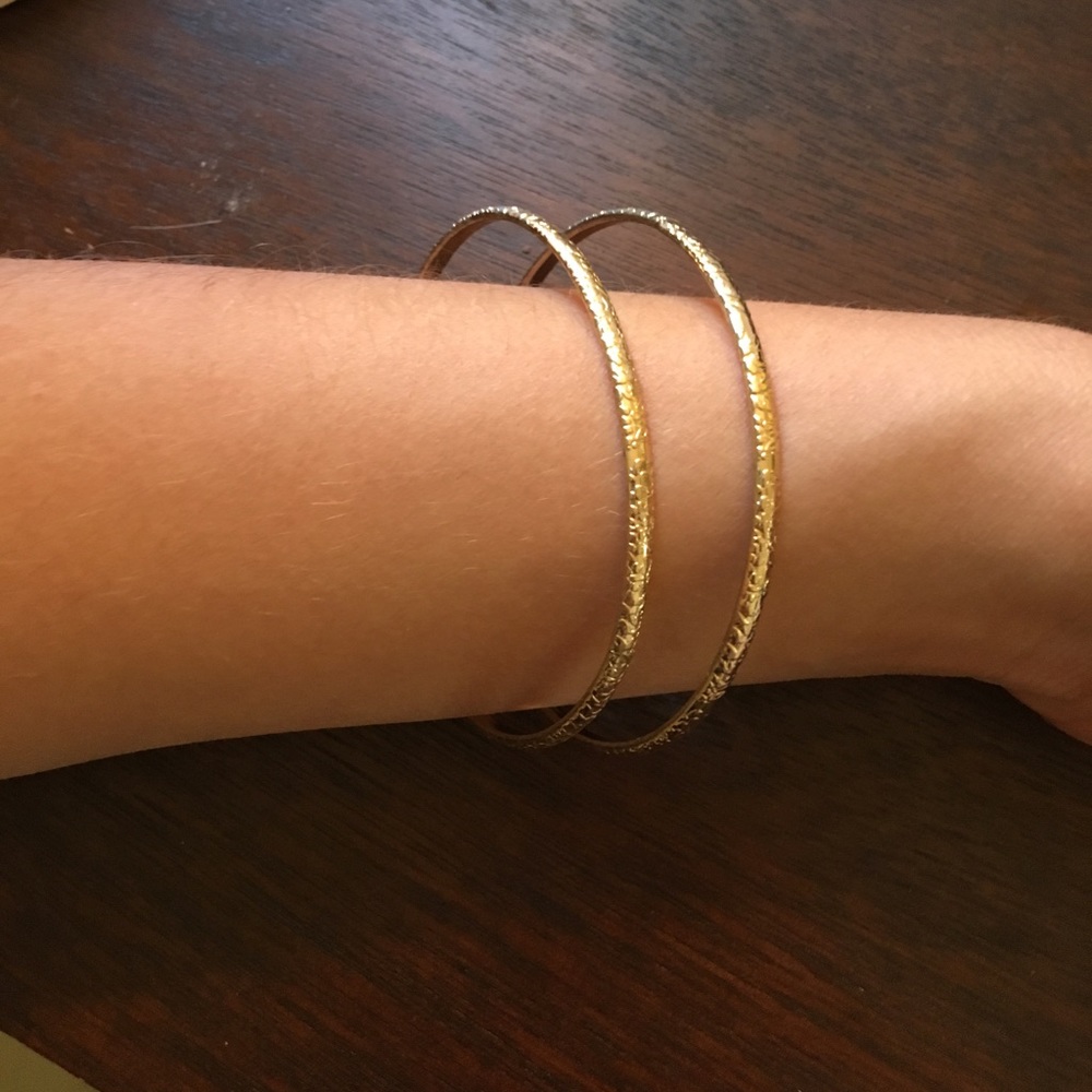 Two Gold Bangles