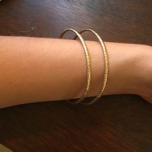 Two Gold Bangles