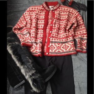 Nordic Sweater VTG L. L. Bean