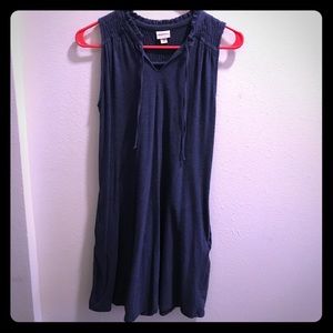NWOT XS navy blue tank dress with pockets NWOT XS navy blue tank dress with pockets