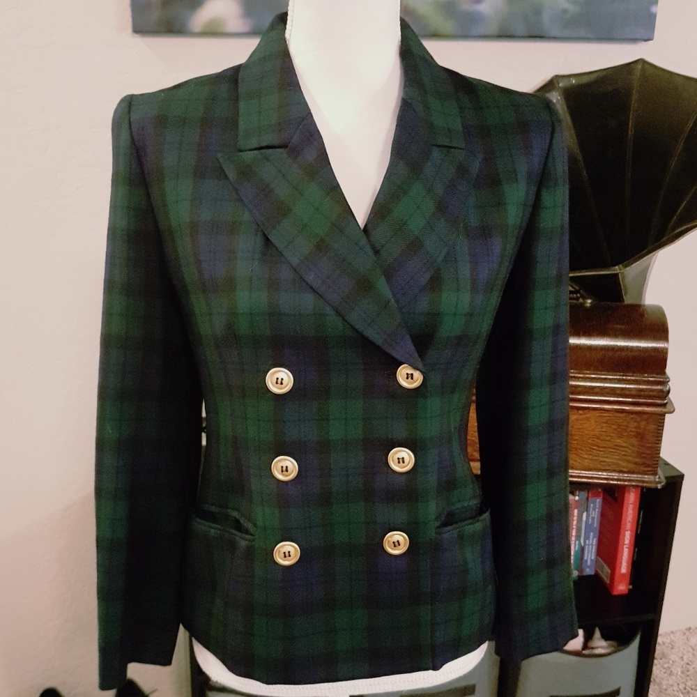 Vintage 90s Pendleton Plaid Blazer