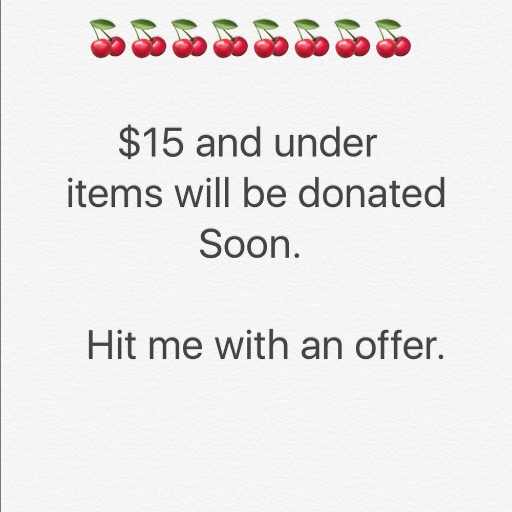 🍒🍒🍒🍒. Closet clear out.  🍒🍒🍒🍑