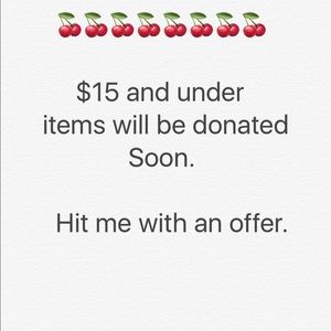 🍒🍒🍒🍒. Closet clear out.  🍒🍒🍒🍑
