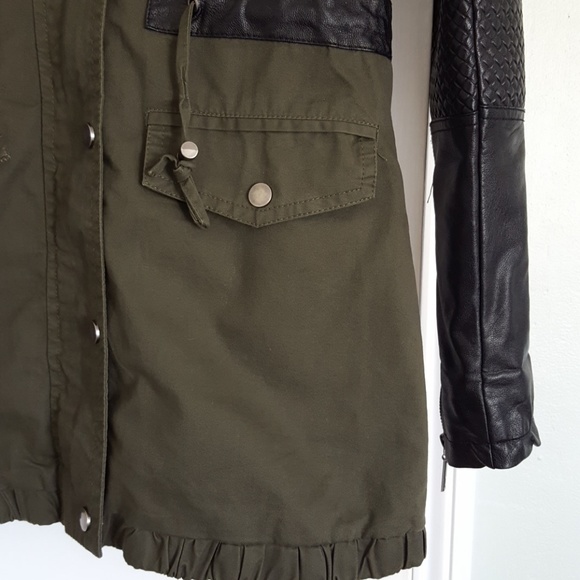 Anthro John + Jenn Green Utility Field Jacket - Picture 3 of 8