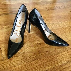 Sam Edelman Black Patent Heels