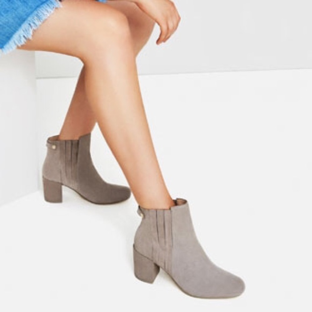 Zara suede booties. Only worn once