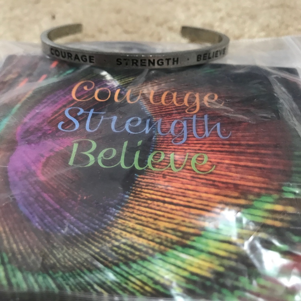 Quotable inspirational cuffs