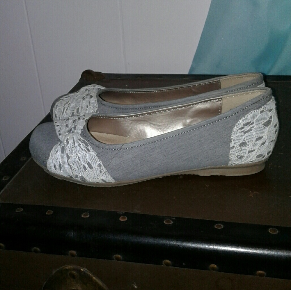 Grey denim Jellypop shoes