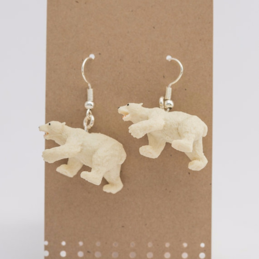 🐻‍❄️ Polar Bear Spirit Animal Earrings 🐻‍❄️