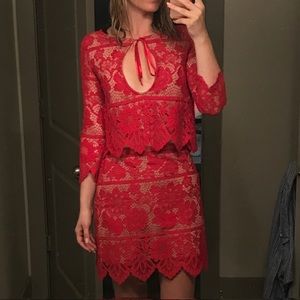 NEW For Love & Lemons Gianna Skirt & Top