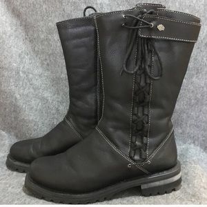 Harley Davidson Ladies Boots! Worn once!!