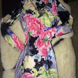 Floral midi longsleeve