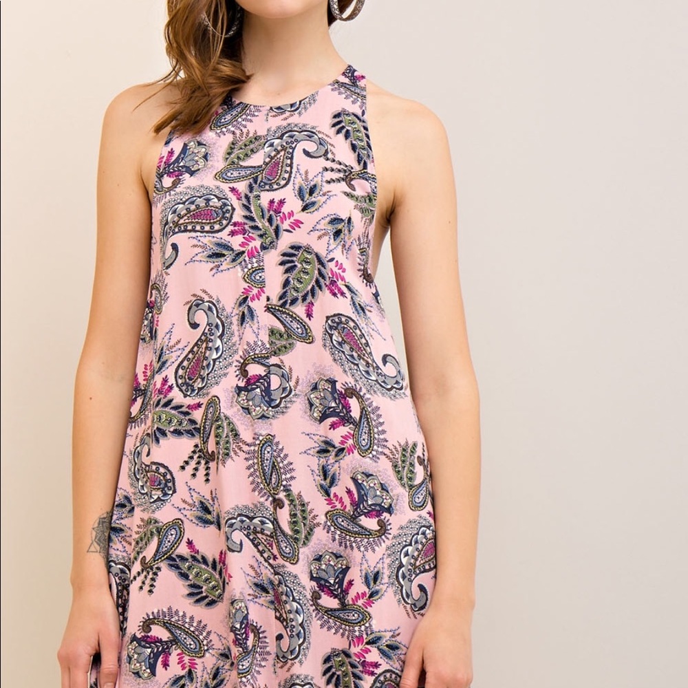 Dress paisley racer back this ones Pink