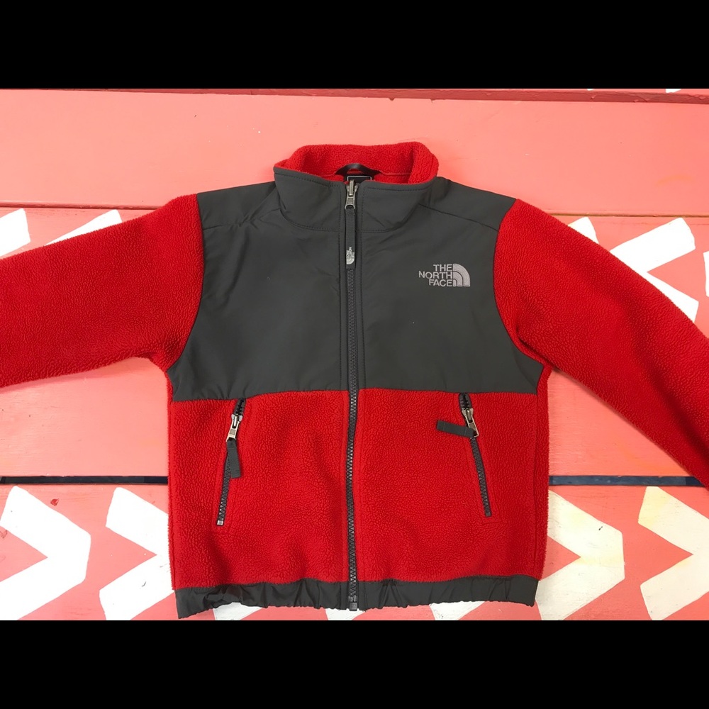 Boys red North Face