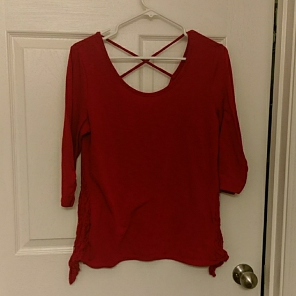 Cross back top
