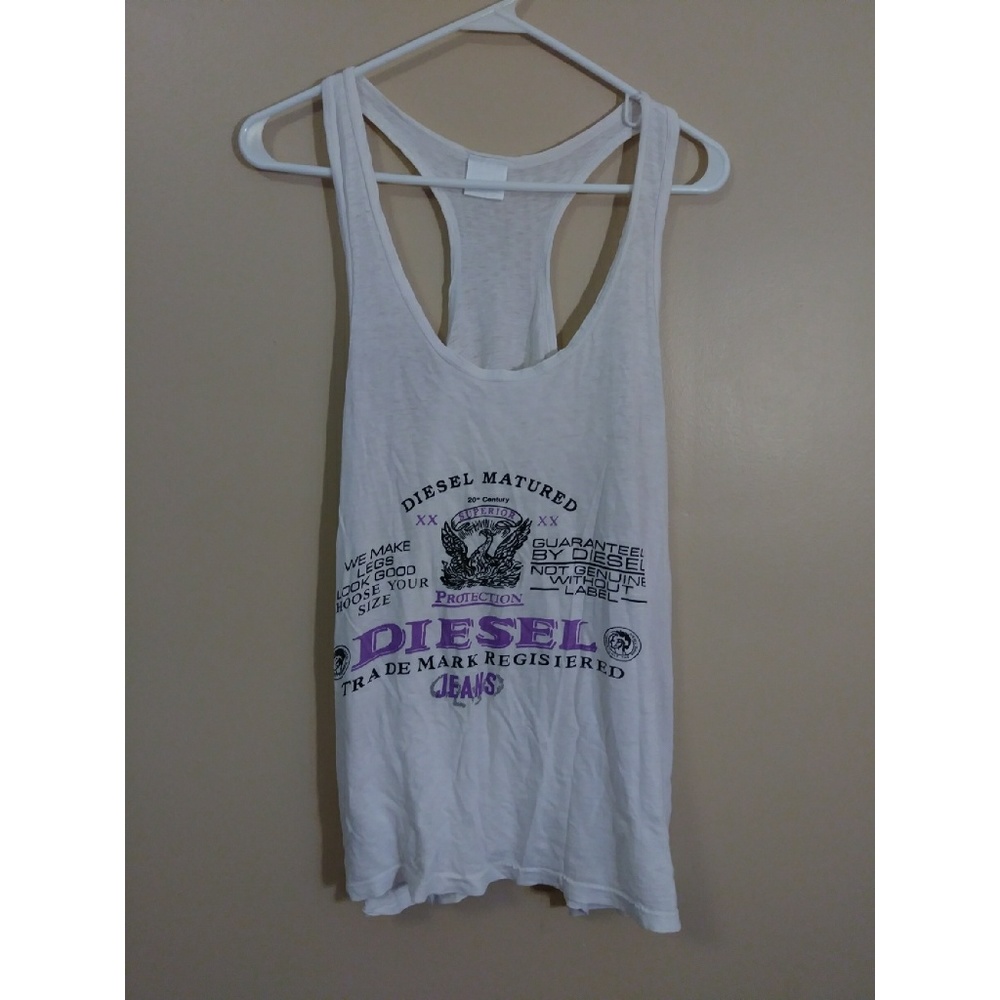 Vintage diesel jeans tank top