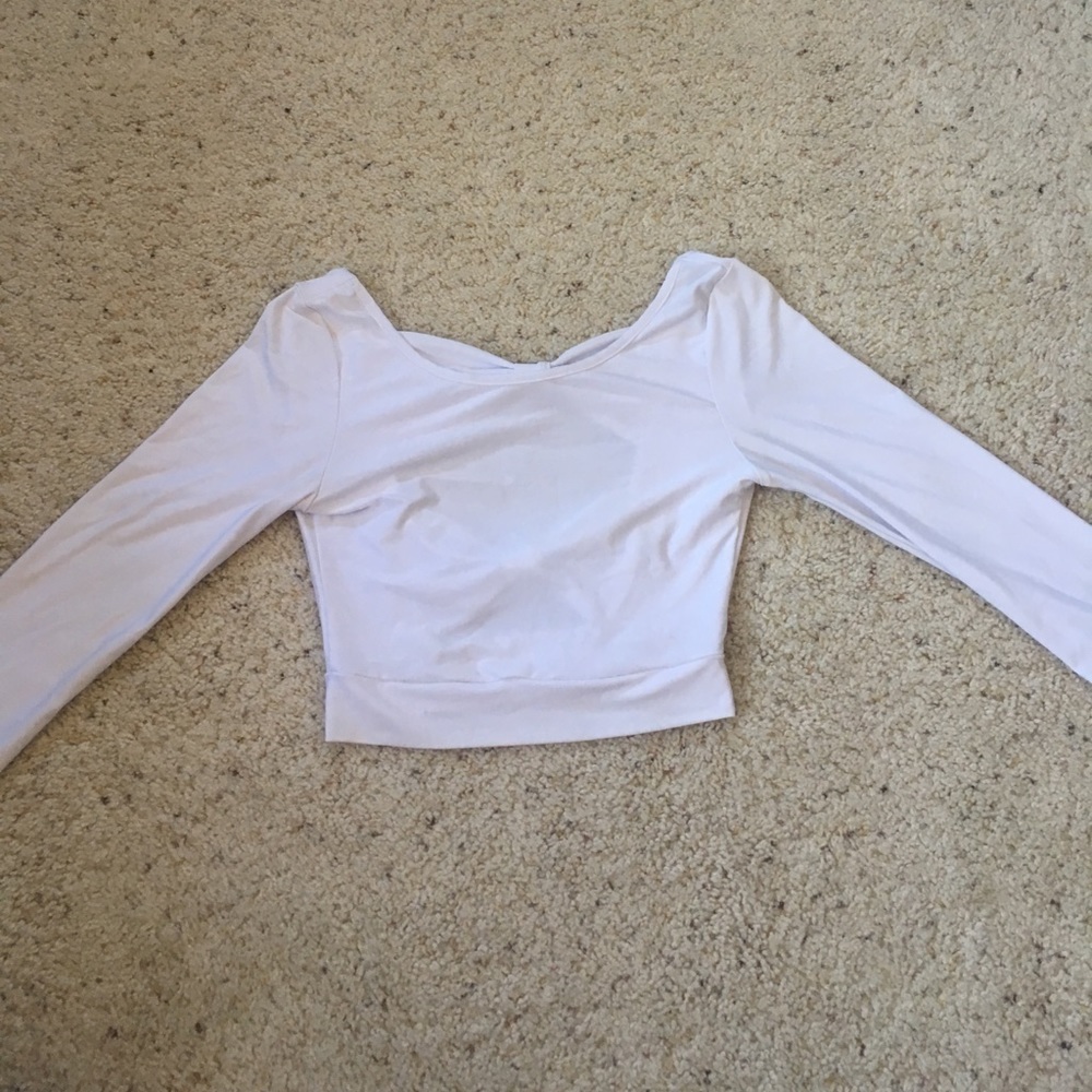 White crop top