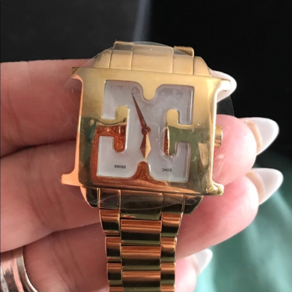 NWT & Box Auth Escada Gold Ladies Swiss Watch $525