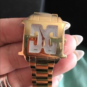 NWT & Box Auth Escada Gold Ladies Swiss Watch $525