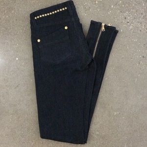 Rock & Republic skinny jeans with zipper detail