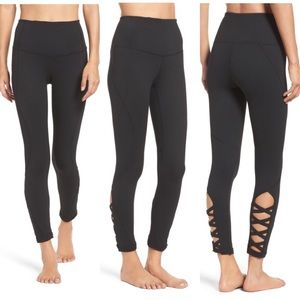 Zella high waisted lattice leggings size M