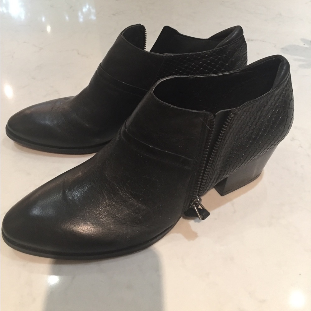 Franco Sarto black booties size 8.5 never worn