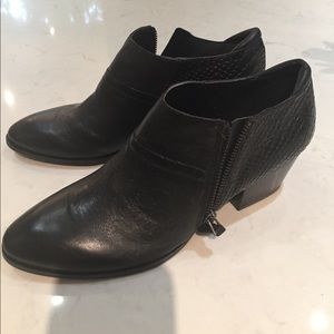 Franco Sarto black booties size 8.5 never worn