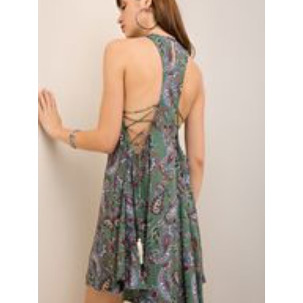 Paisley dress this one is Green
