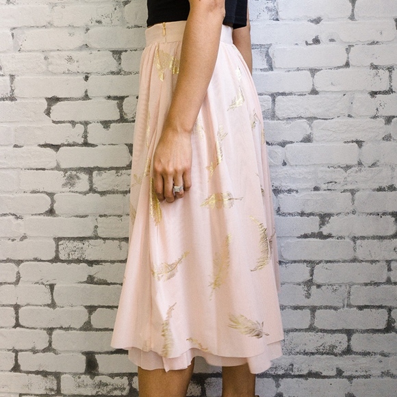 MINKPINK X BEAUTY AND THE BEAST PLUMETTE SKIRT - Picture 3 of 3