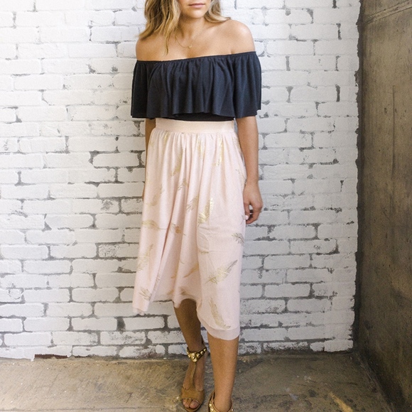 MINKPINK Dresses & Skirts - MINKPINK X BEAUTY AND THE BEAST PLUMETTE SKIRT