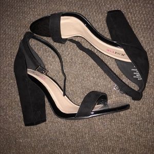 Black heels