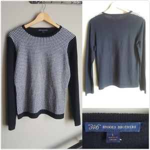 Brooks Brothers Houndstooth Sweater Brooks Brothers Houndstooth Sweater
