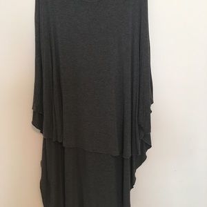 Poncho knit sweater top