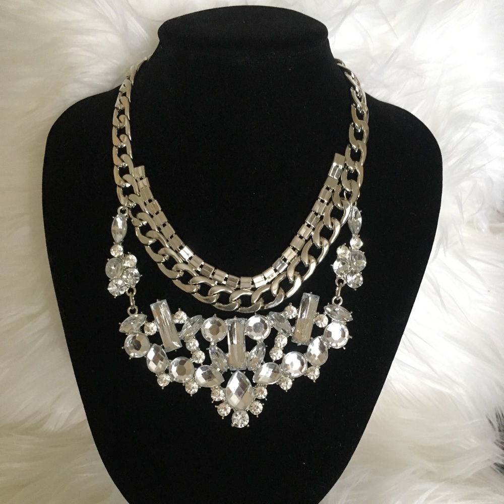 Silver plated necklace