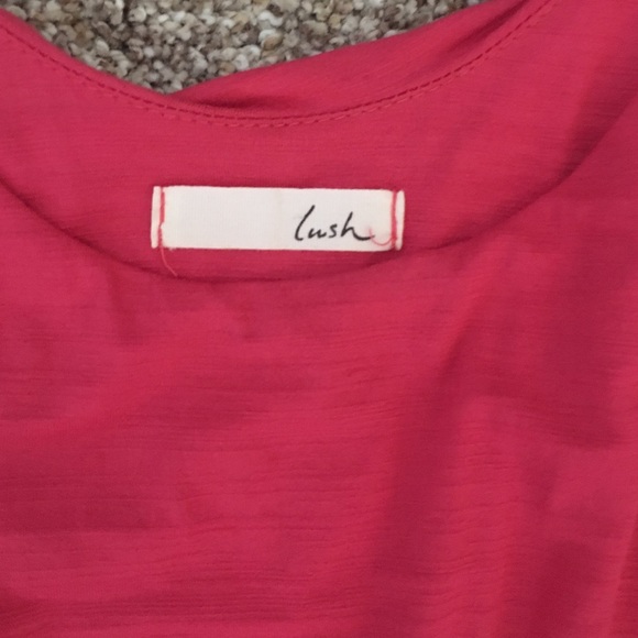 Lush Pink Casual Dress - Size Small - Picture 2 of 3