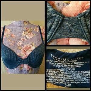 Victorias Secret Bra Unlined Semi Demi Underwire
