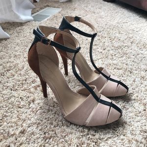Zara multi tone heels Zara multi tone heels