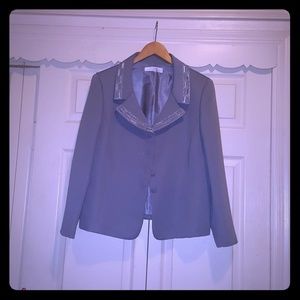 Gray skirt suite