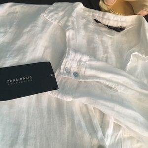 Zara White Button Down