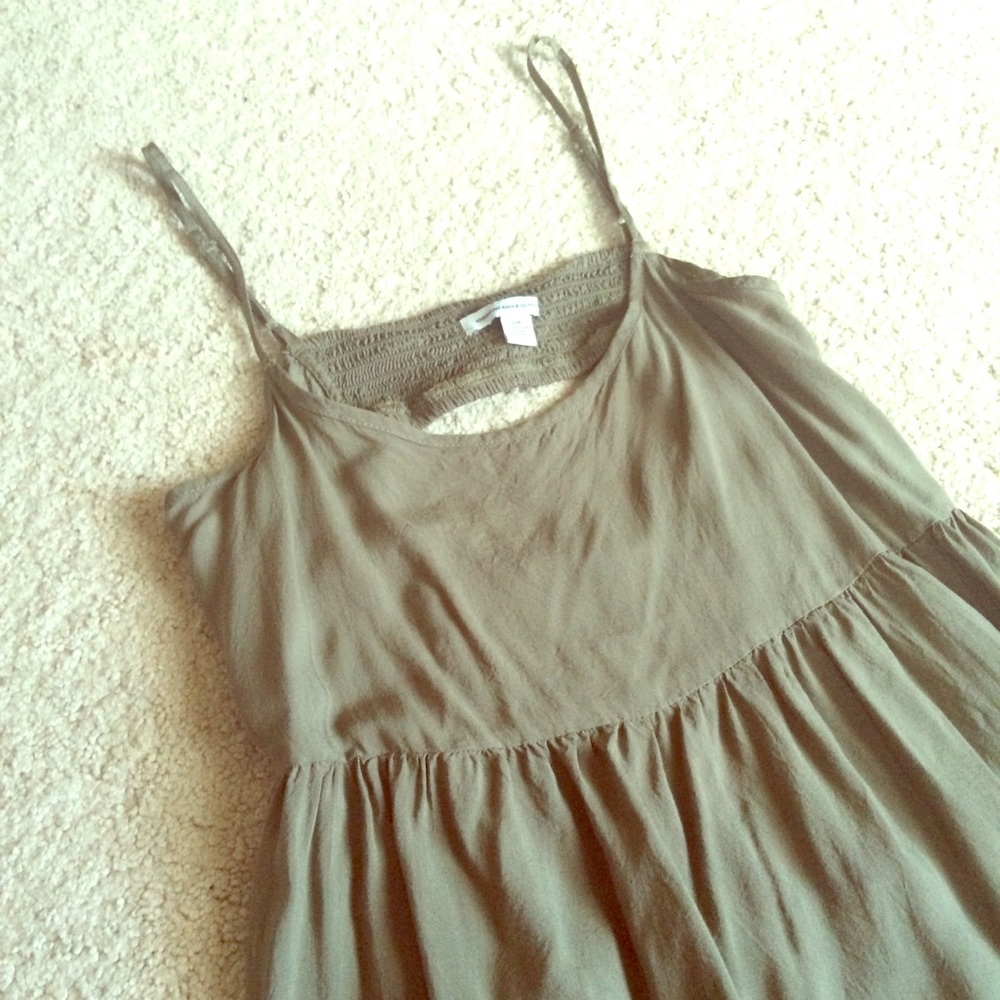 AE Olive Green Babydoll Dress