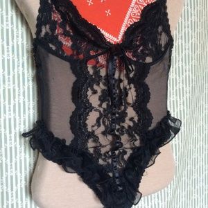 Escante High Waist Sexy Black Lingerie Onsie Romp Escante High Waist Sexy Black Lingerie Onsie Romp