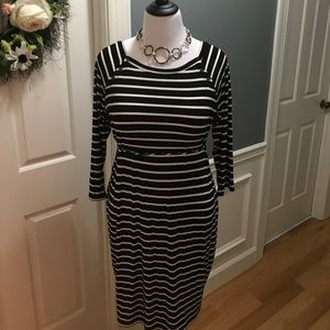 Motherhood Maternity Striped Dress