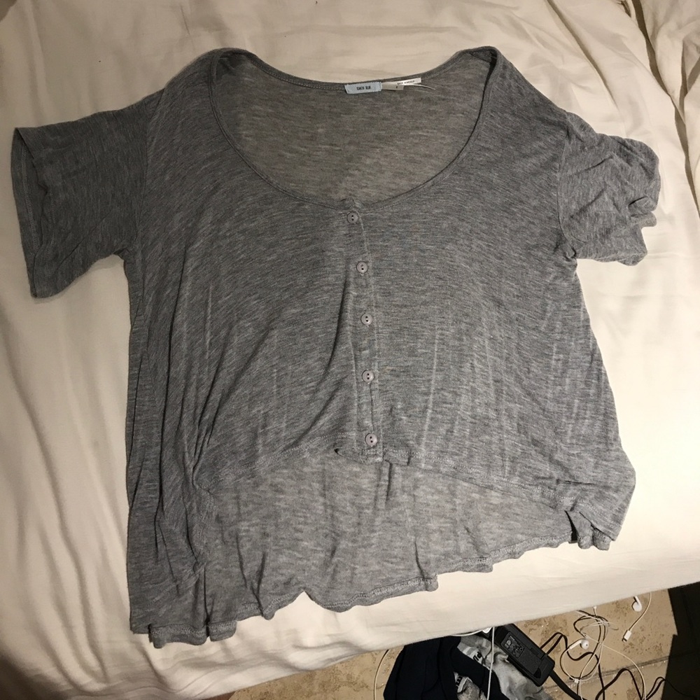 Cropped (High to Low) Shirt from Urban Outfitters