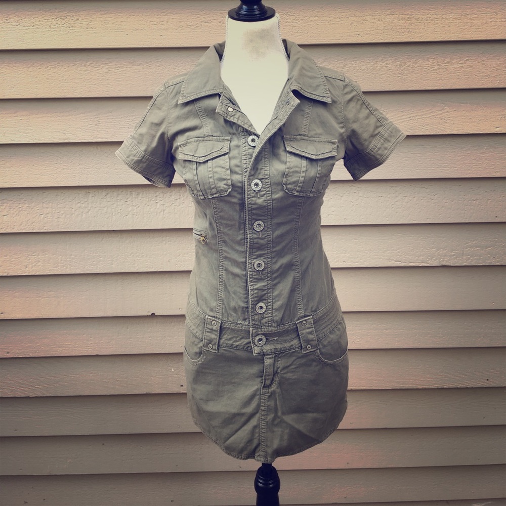 Guess cotton (denim like) stretch dress