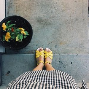 Yellow Saltwater Sandals