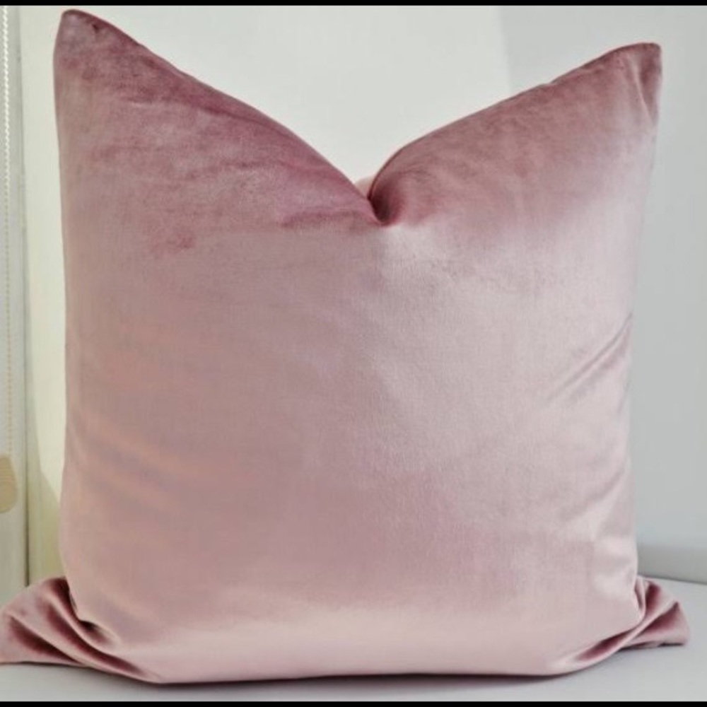 Brand New Rose Pink Satin pillow case cover