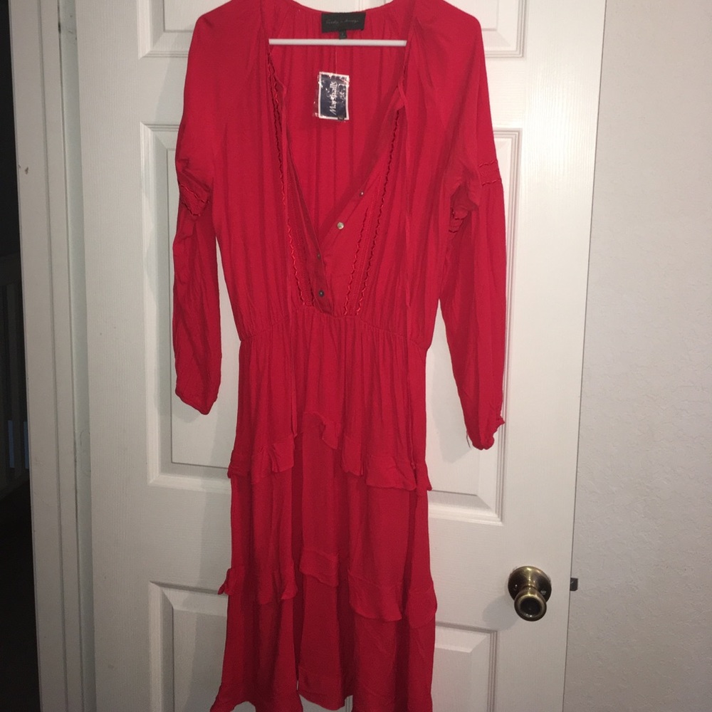 Unique long sleeved dress