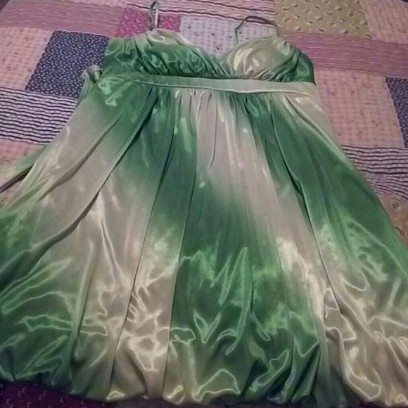 Ruby Rox Green Party Dress Mini - Picture 1 of 5